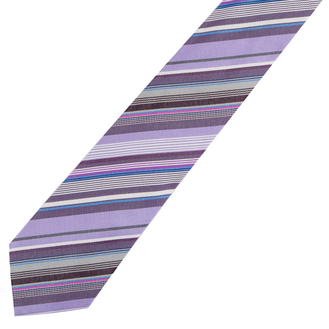 Multi Stripe Silk Tie