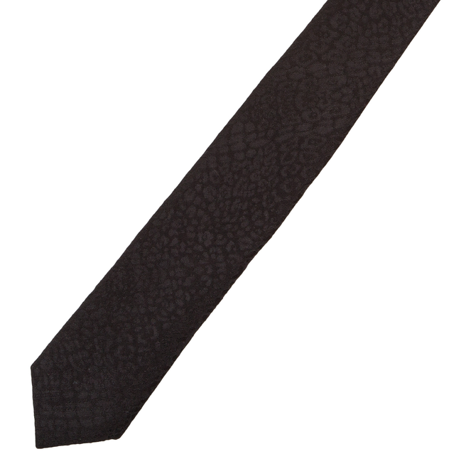 Jacquard Pattern Slim Silk Tie