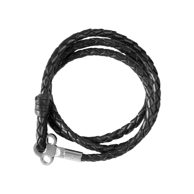 Leather Key Bracelet - Three Rows