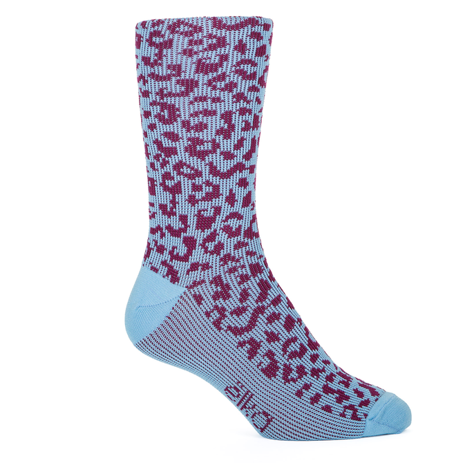 Leopard Cotton Blend Socks