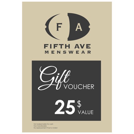 $25 Gift Voucher-gift vouchers-Fifth Avenue Menswear
