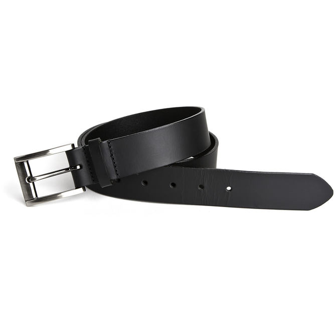 Wide Leather Dress Belt