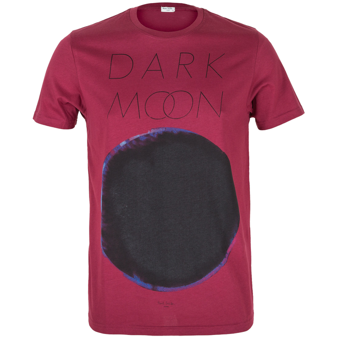 Regular Fit Dark Moon Print T-Shirt