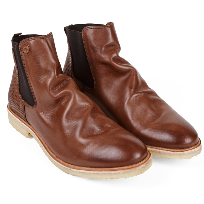 Dillon Creased Leather Chelsea Boot