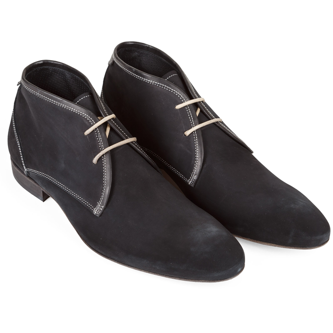 Teddy Nubuck Lace-up Ankle Boots