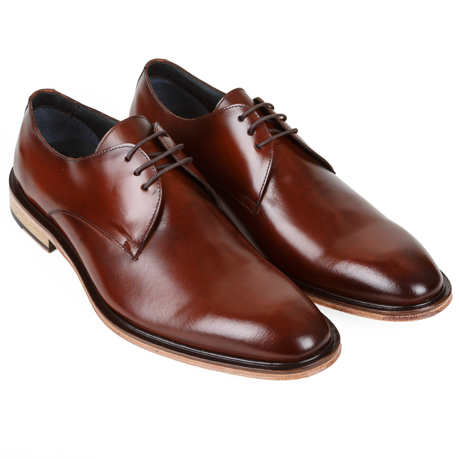 Romano Leather Derby Dress Shoes