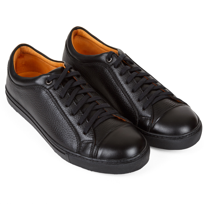 Wide Fit Luxe Leather Sneakers