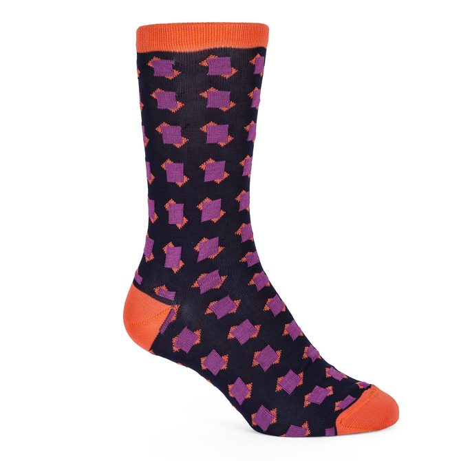 Abstract Pattern Cotton Blend Socks