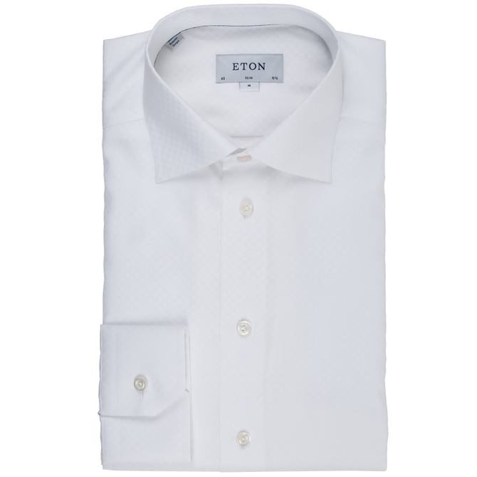 Luxury Cotton Polka Dot Dress Shirt