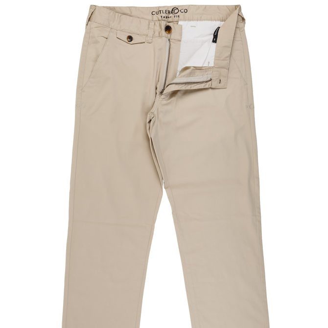 Picton Stretch Cotton Sateen Chinos