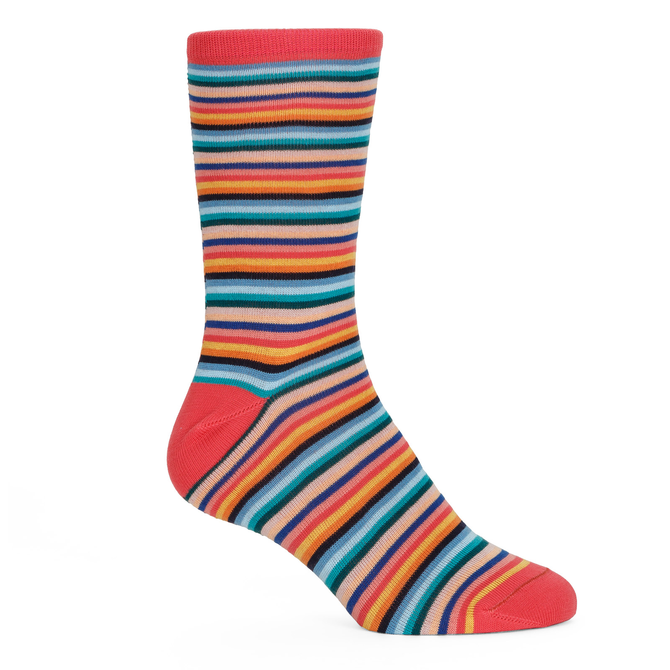 Degrade Stripe Cotton Socks