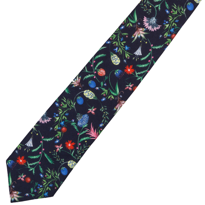 Temptation Floral Luxury Cotton Tie