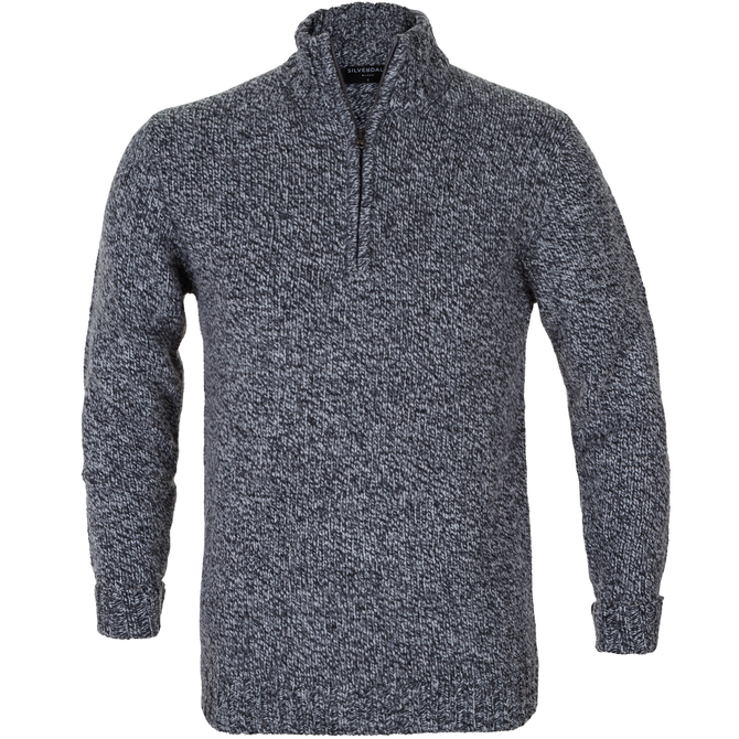 Chunky 1/4 Zip Turtle Pullover