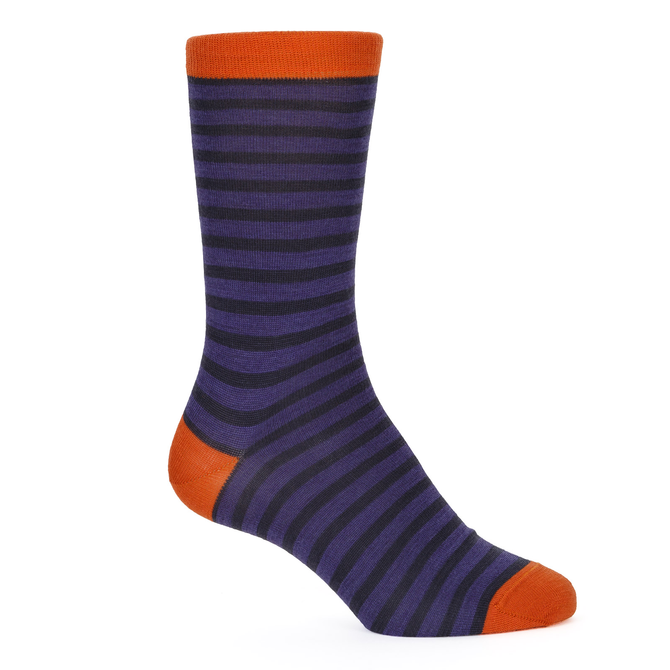 Horizontal Stripe Wool Blend Socks