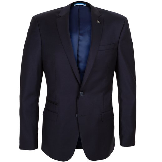 Breeze Dark Navy Suit Jacket-essentials-Fifth Avenue Menswear