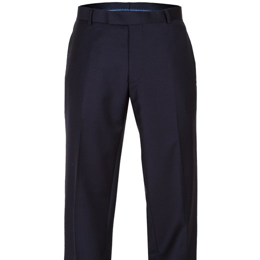 Caper Dark Navy Dress Trouser-essentials-Fifth Avenue Menswear