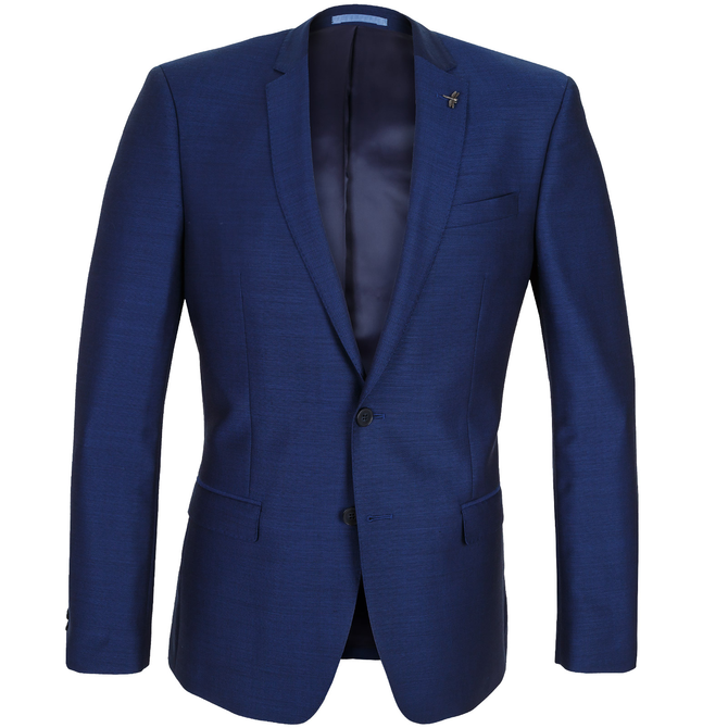 Lithium Micro Weave Blue Suit