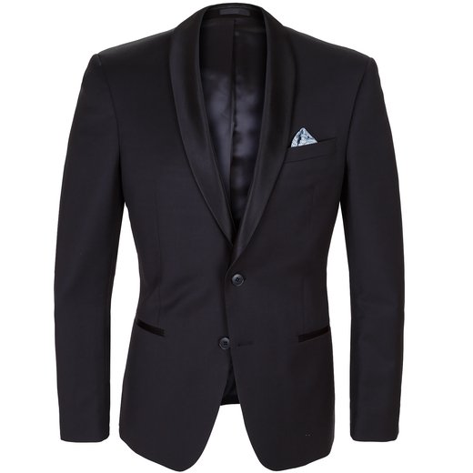 Spectre Black Shawl Collar Tuxedo Jacket-essentials-Fifth Avenue Menswear