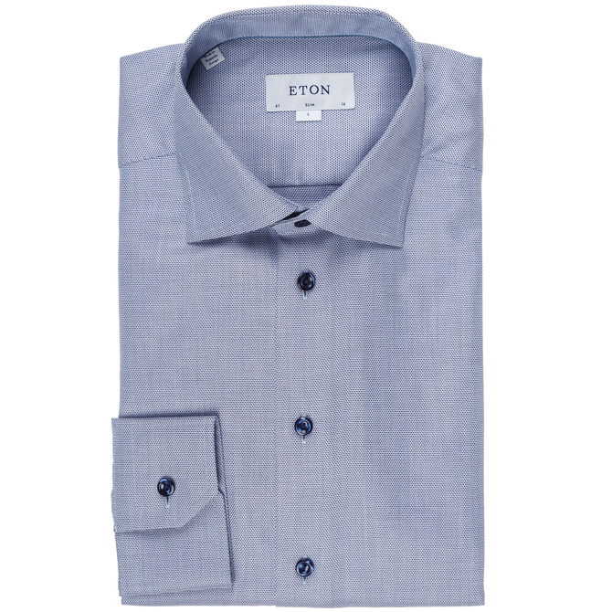 Luxury Cotton Micro Weave Dress Shirt