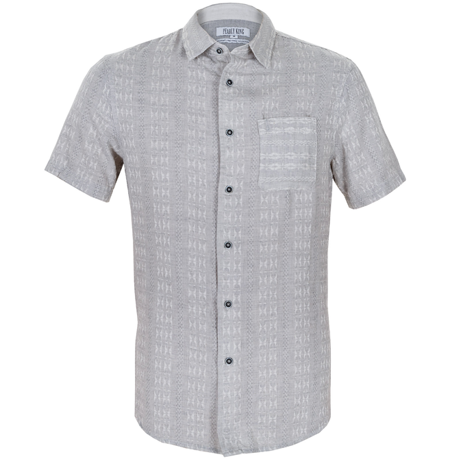 Mocca Cotton Linen Casual Shirt