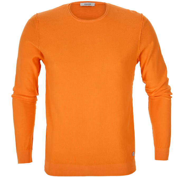 Honeycomb Cotton Knit Pullover