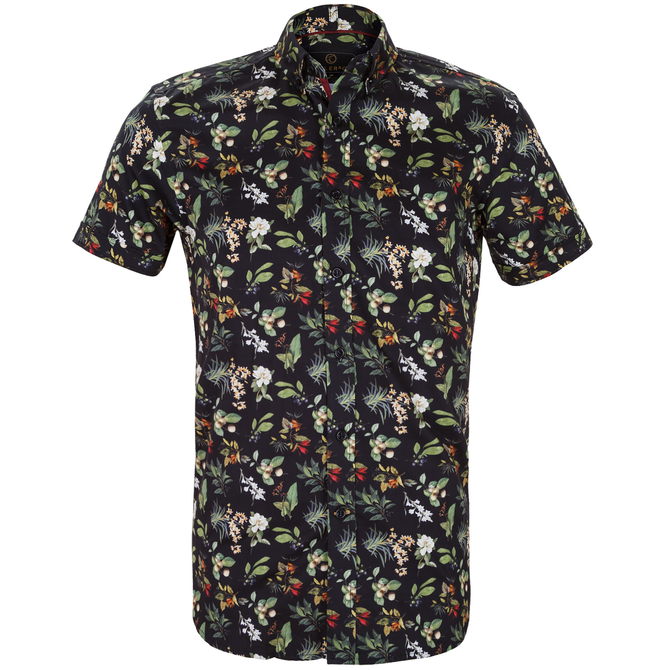 Victor Bold Floral Casual Cotton Shirt