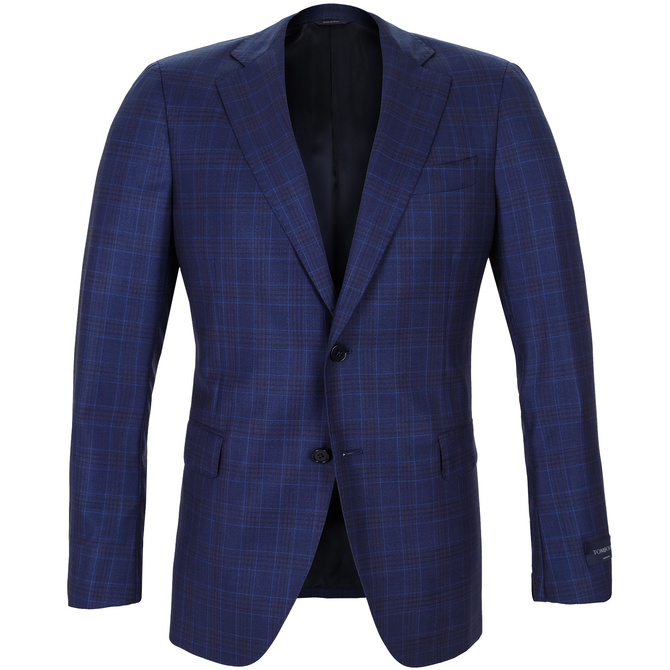 Luxury Wool Bold Check Dress Jacket