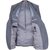 Lithium Grey Sharkskin Wool Suit Jacket
