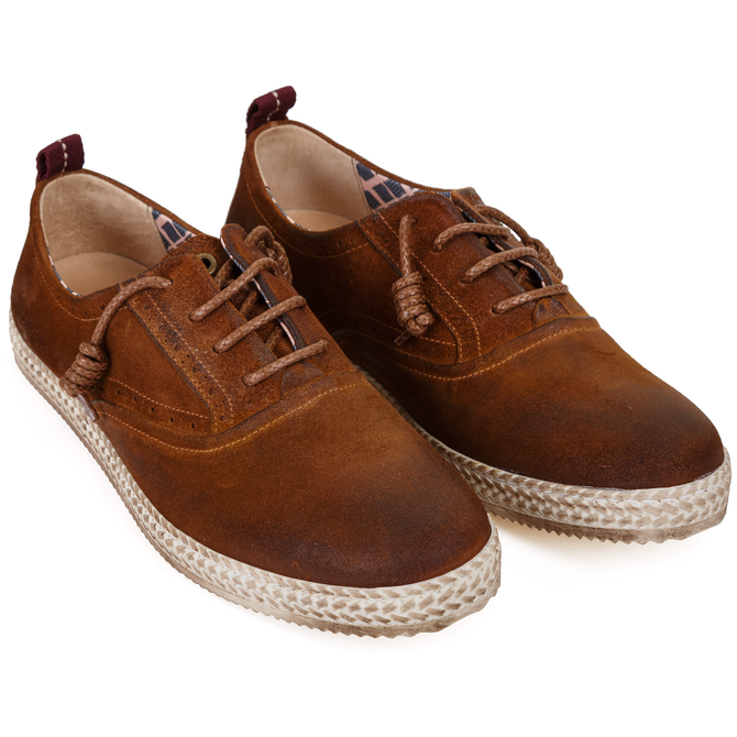 Biographer Aged Suede Casual Shoe