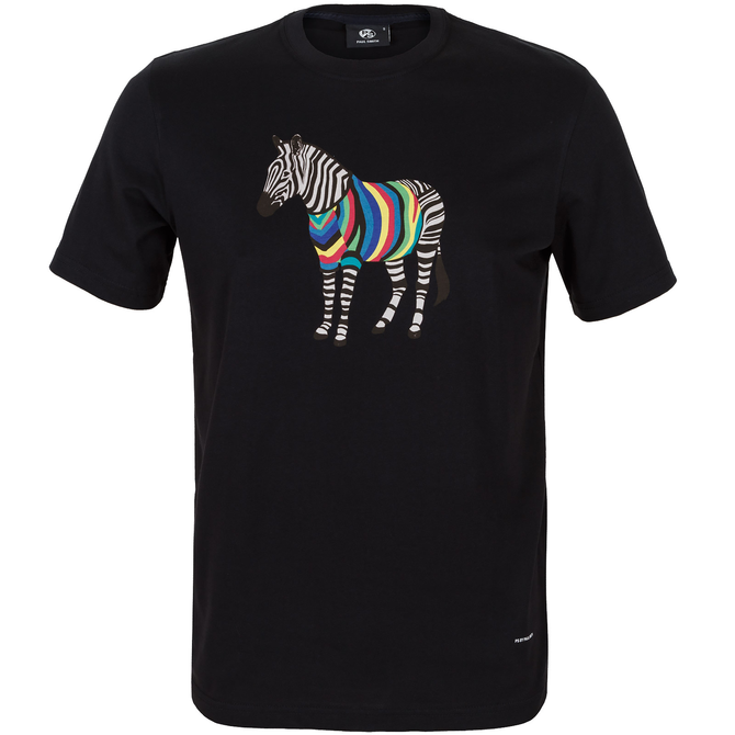 Stripe Zebra Print Organic Cotton T-Shirt