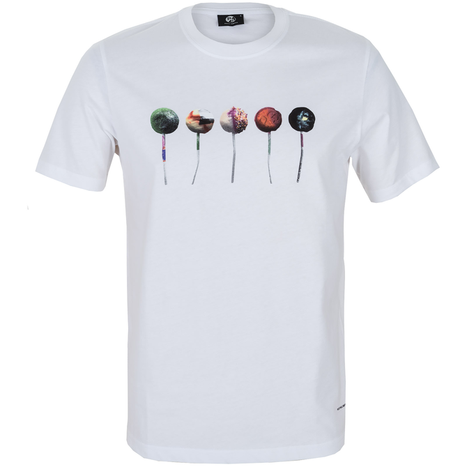 Lollipops Print Cotton T-Shirt