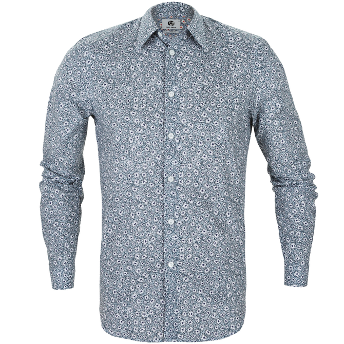 Tailored Fit Supernova Floral Print Casual Shirt