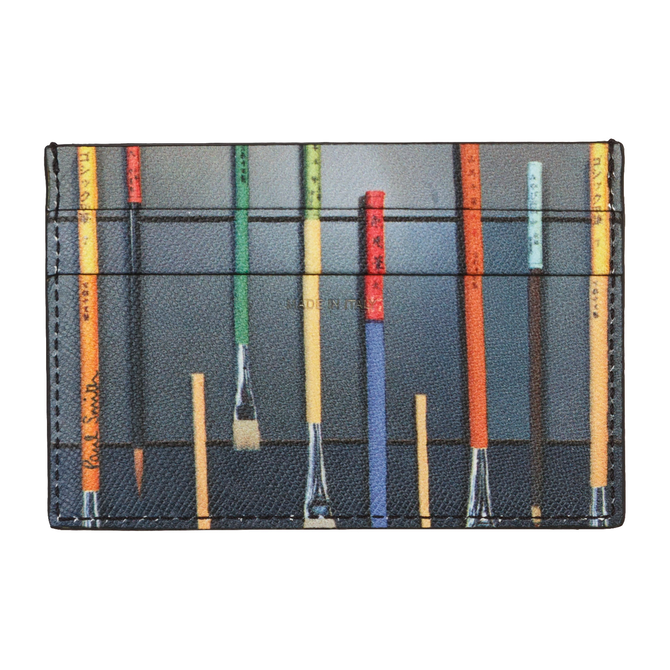 Paint Brushes Print Credit Card Holder