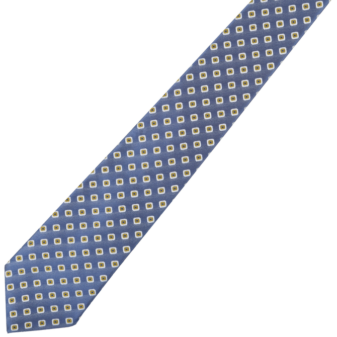 Geometric Sqaure Pattern Tie