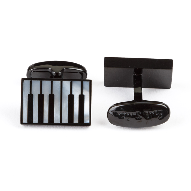 Mother Of Pearl Piano Keys Cufflinks