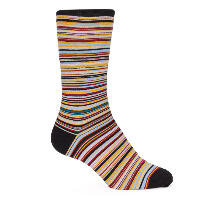 Signature Multi Stripe Cotton Socks