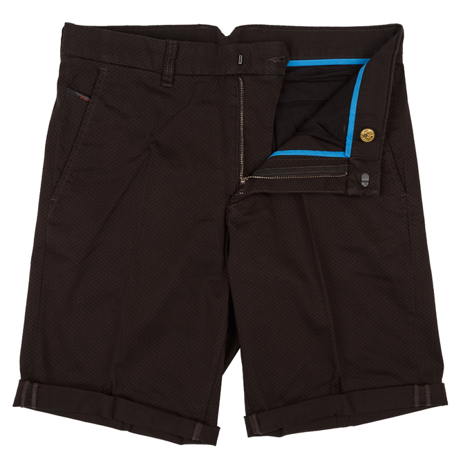 Chi-Driver Roll Cuff Printed Chino Shorts