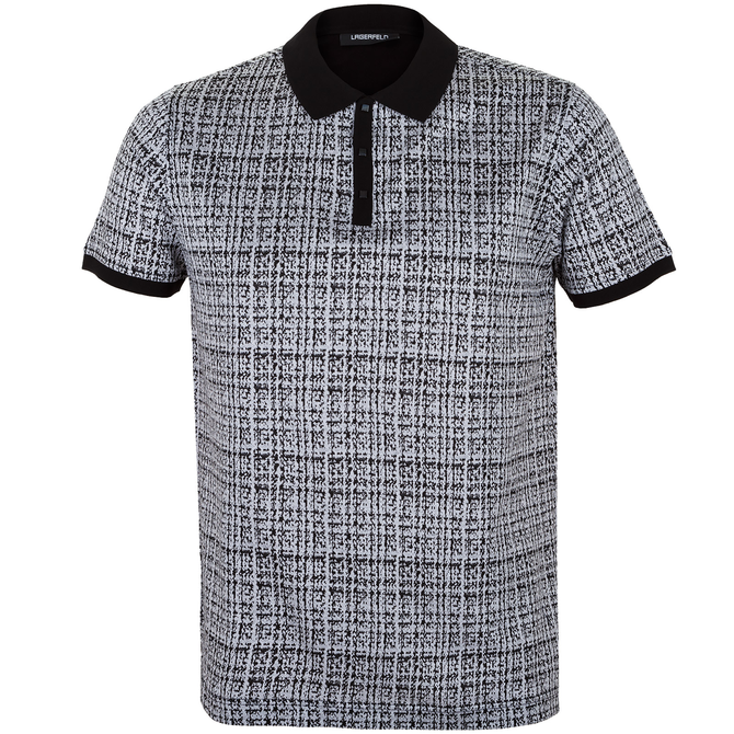 Luxury Cotton Blurred Weave Polo