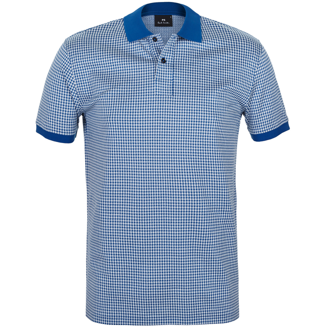 Houndstooth Weave Regular Fit Polo