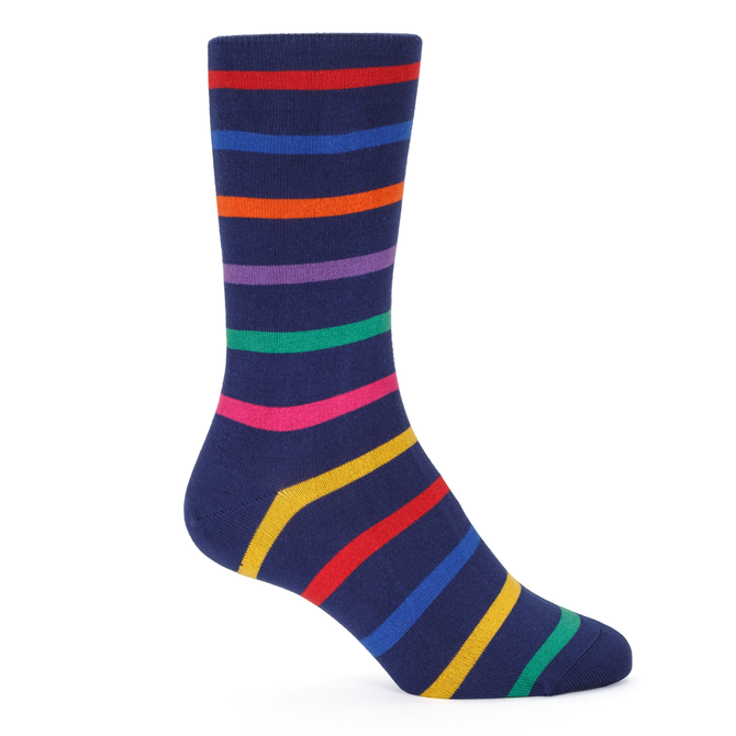 Bright Stripe Cotton Socks