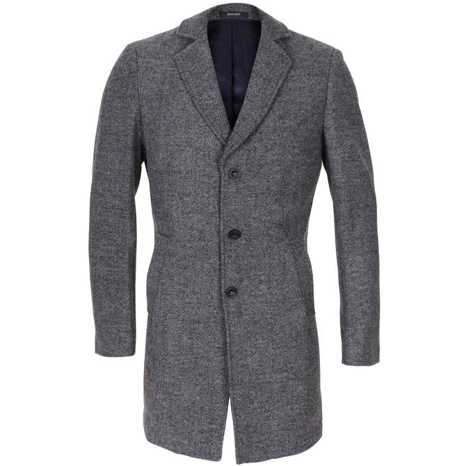Donegal Wool Blend Overcoat
