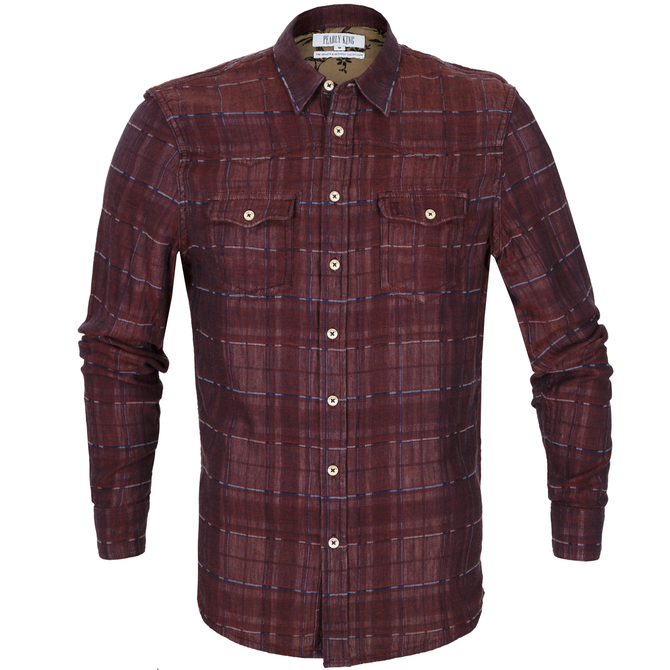 Alabaster Double Layer Check Shirt