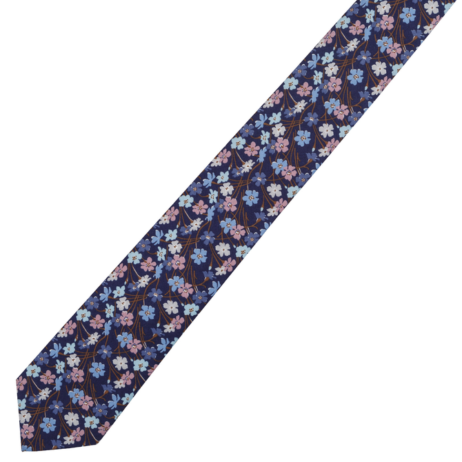 Buttercup Floral Fine Cotton Tie