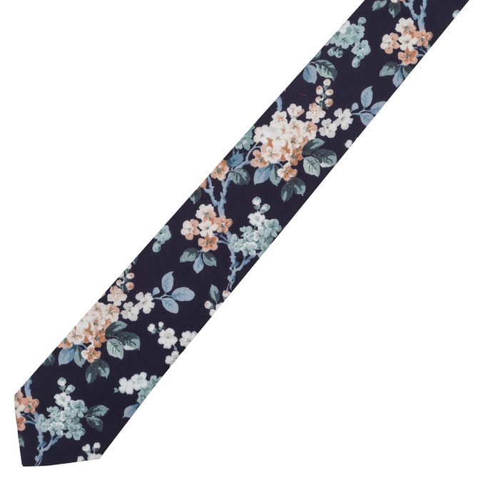 Josephine Floral Fine Cotton Tie