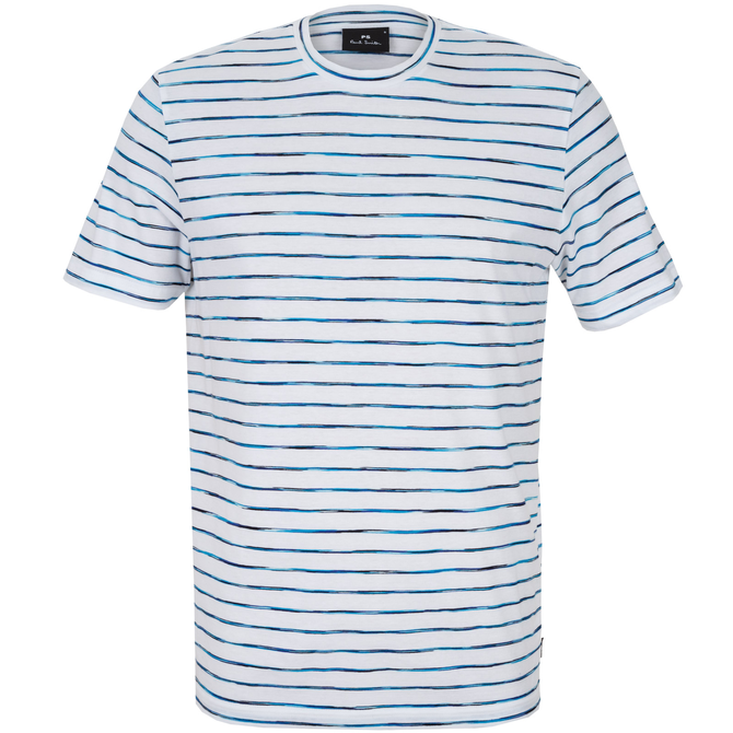 Marl Stripe Cotton T-Shirt