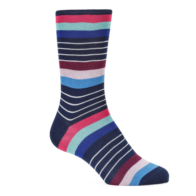 Kel Stripe Cotton Socks
