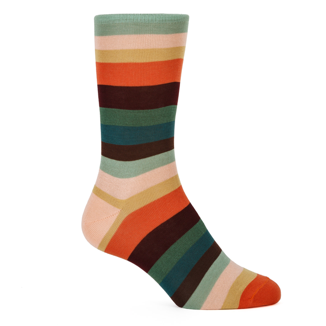 Artists Stripe Cotton Socks