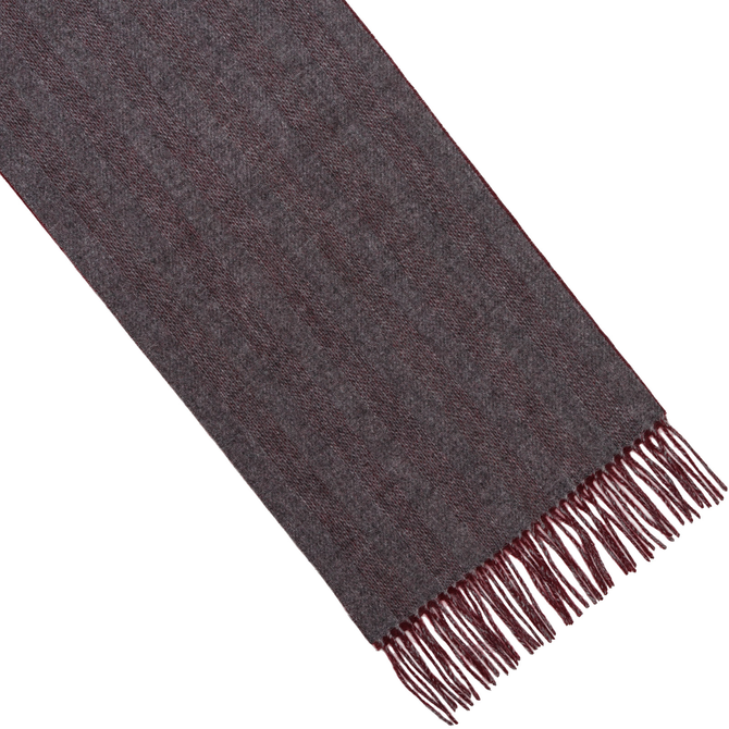 Two-Tone Double Sided Wool Scarf