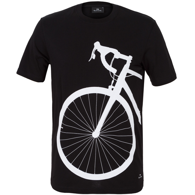 Bike Print Organic Cotton T-Shirt