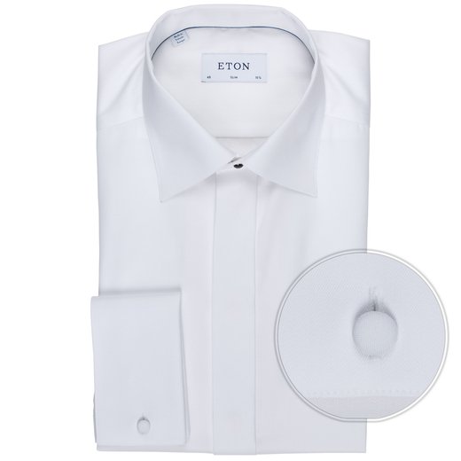 Formal Slim Fit Luxury Cotton Dress Shirt-essentials-Fifth Avenue Menswear